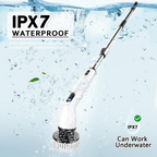 Electric Spin Scrubber – IPX7 Waterproof Cordless