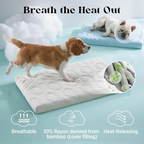 Orthopedic Cooling Dog Bed with Washable Cover