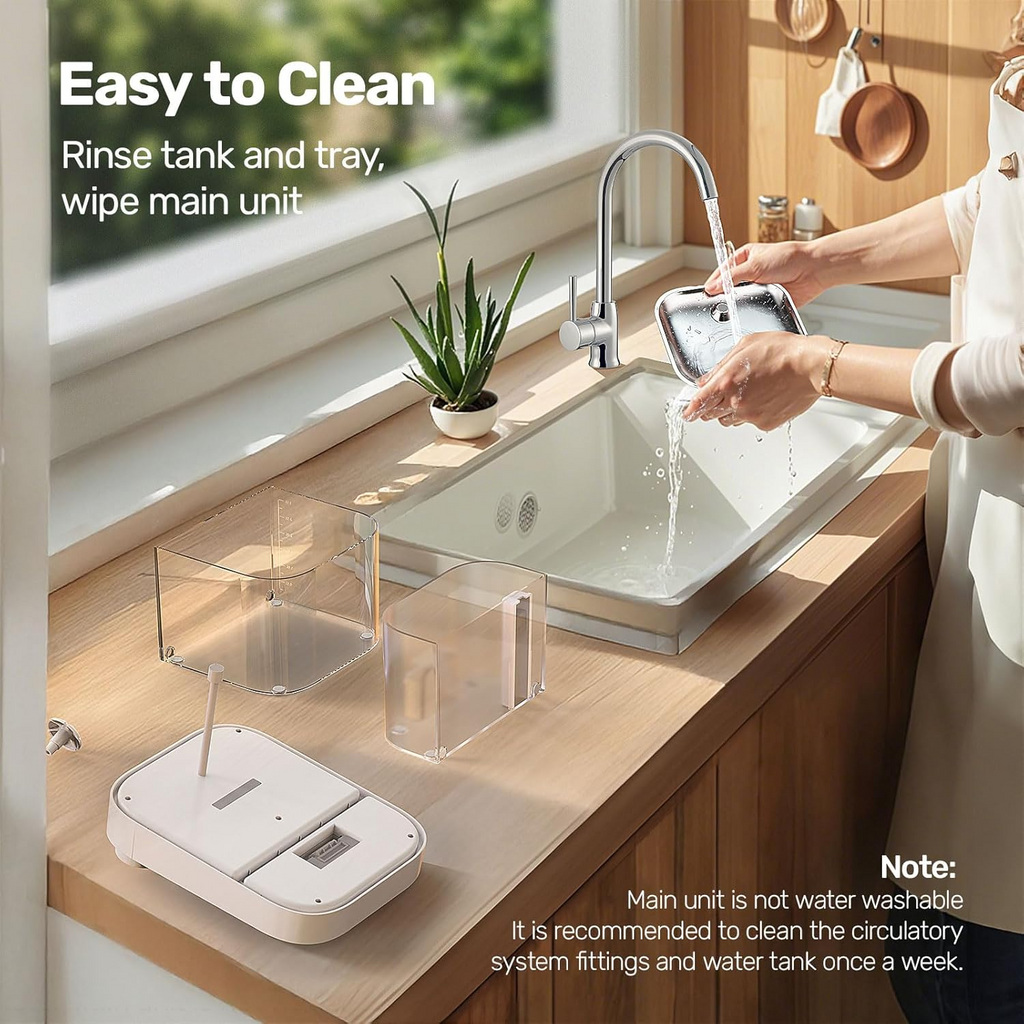 Dual-Tank Automatic Cat Water Fountain