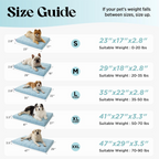 Orthopedic Cooling Dog Bed with Washable Cover