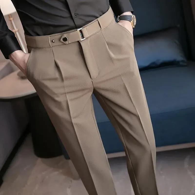 Men's Slim Fit Dress Trousers