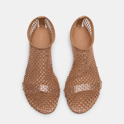 omen's Rhinestone Flat