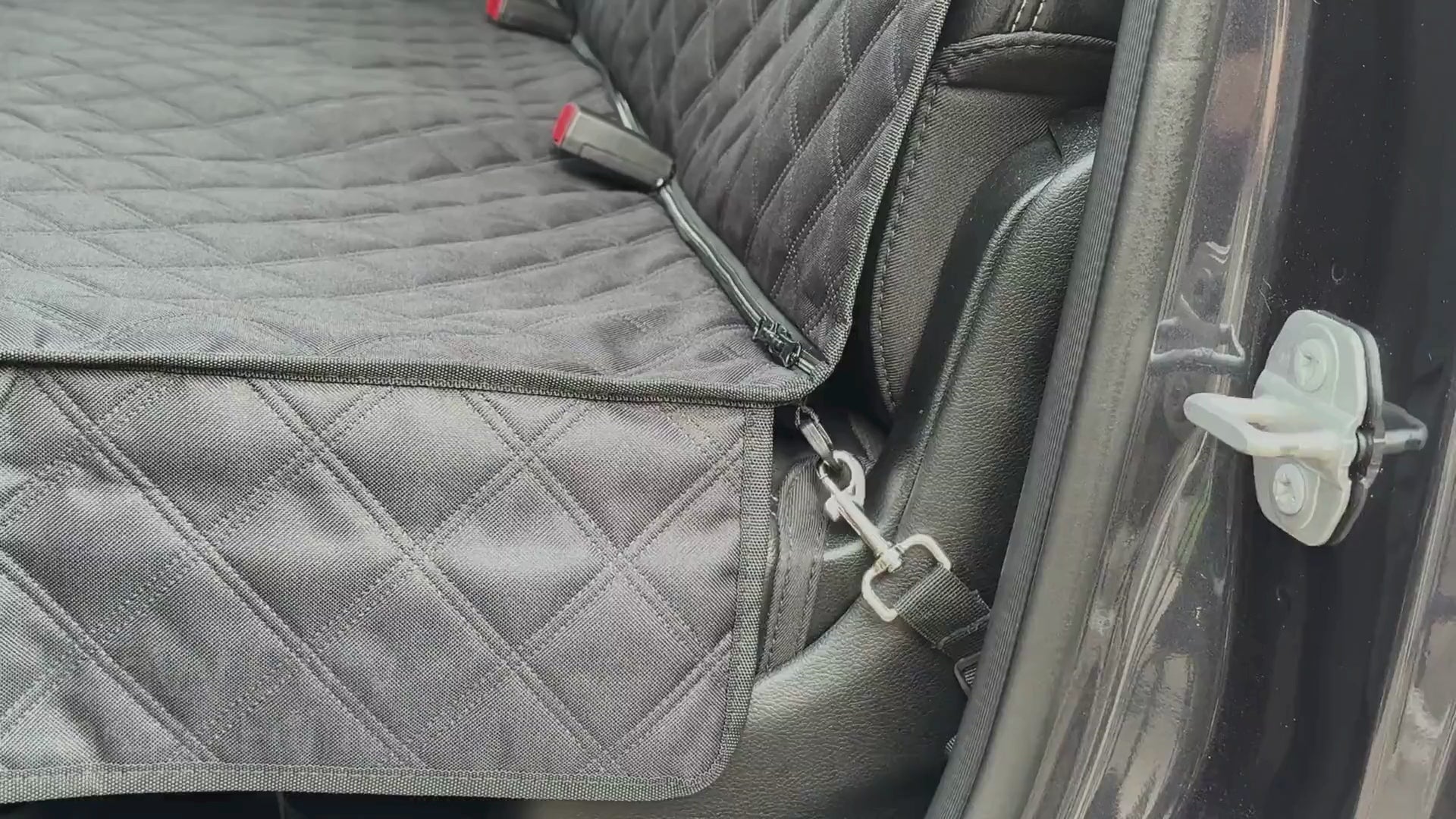Soft Backseat Dog Hammock with Door Protection
