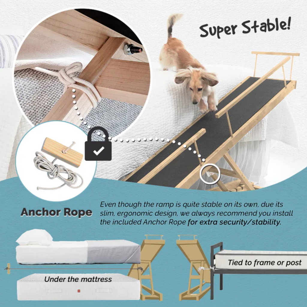Small Dog Ramp for Bed